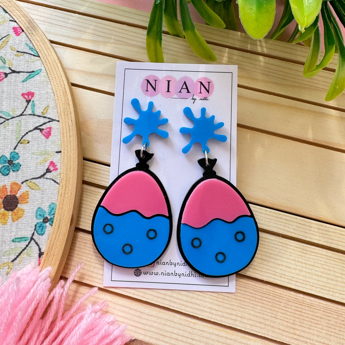 Holi ke Gubbare Earrings