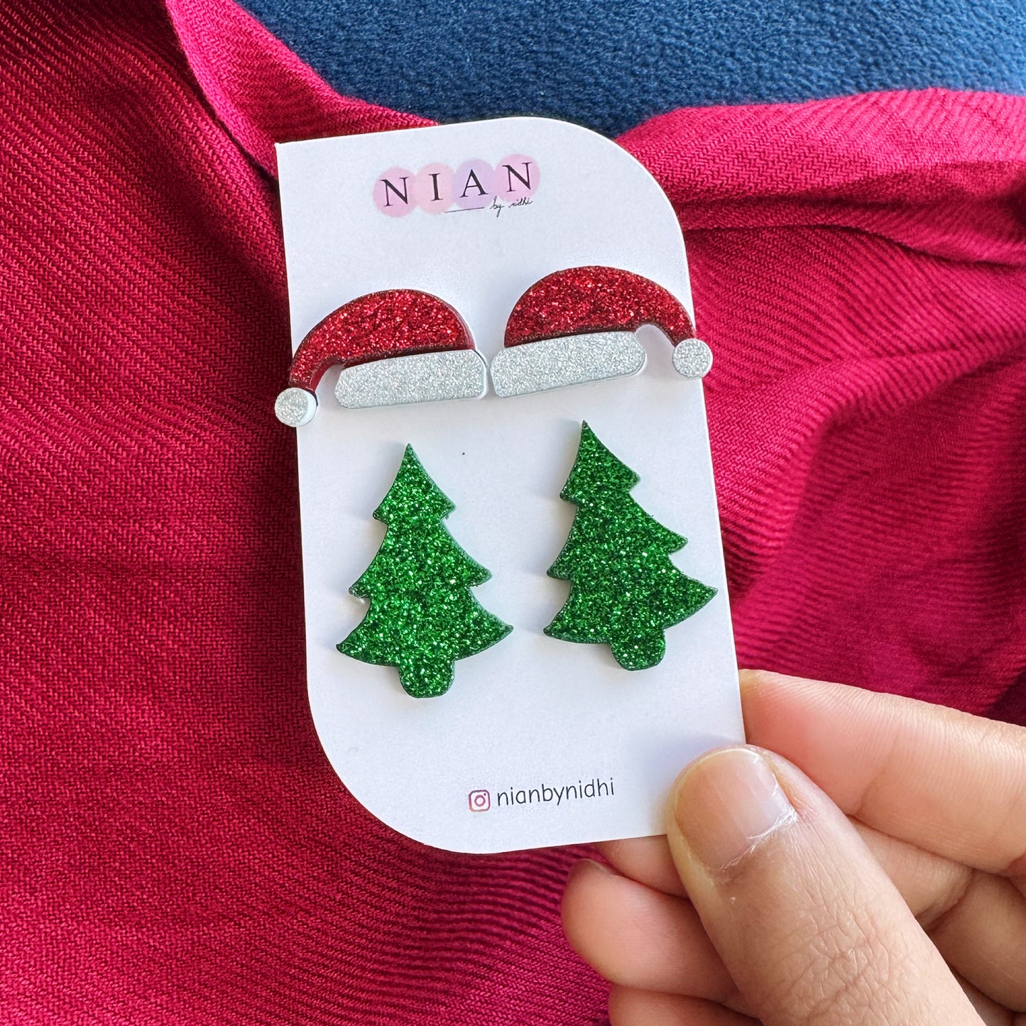 Xmas Studs (Set of 2)