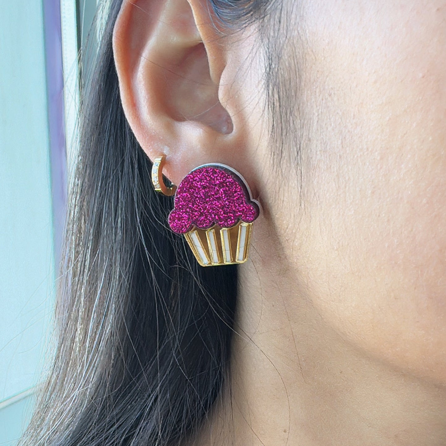 Tea and Cupcake Studs (Set of 2)