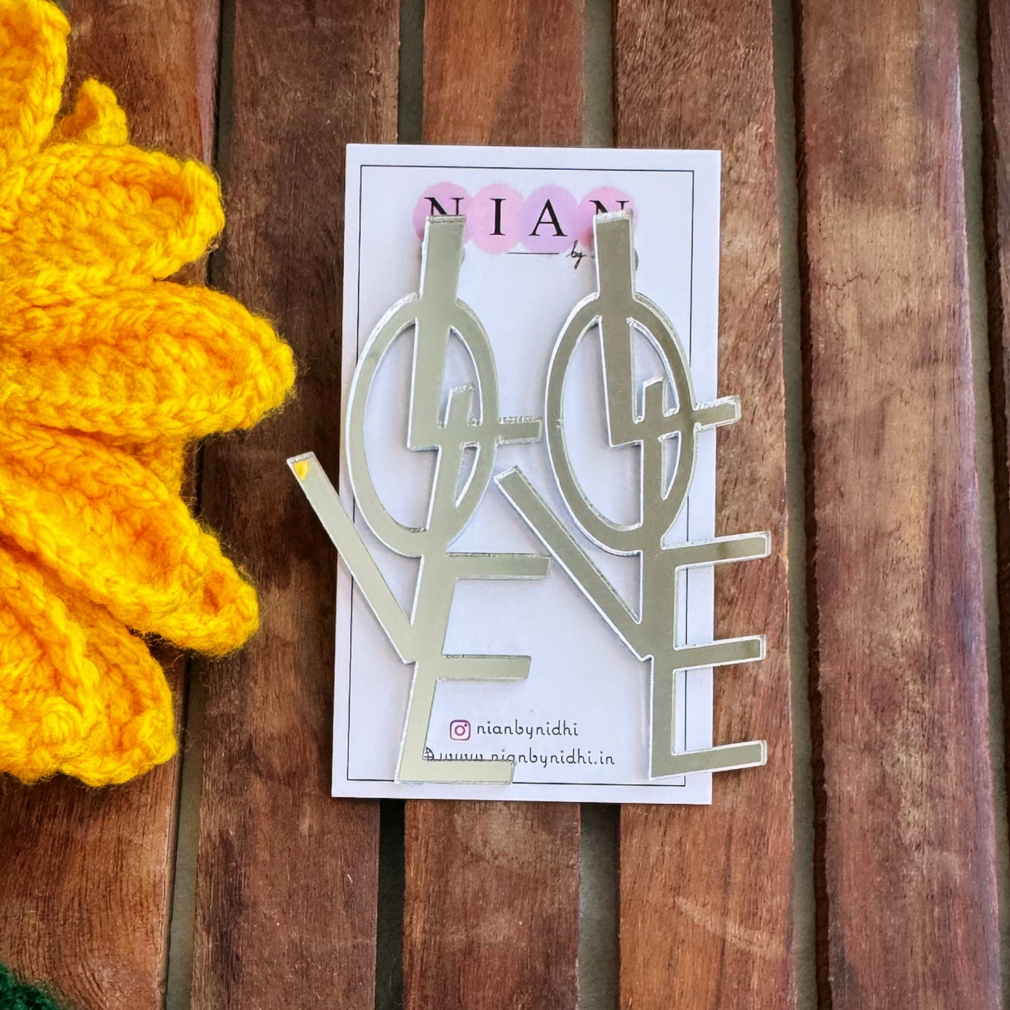 Sterling Love Danglers