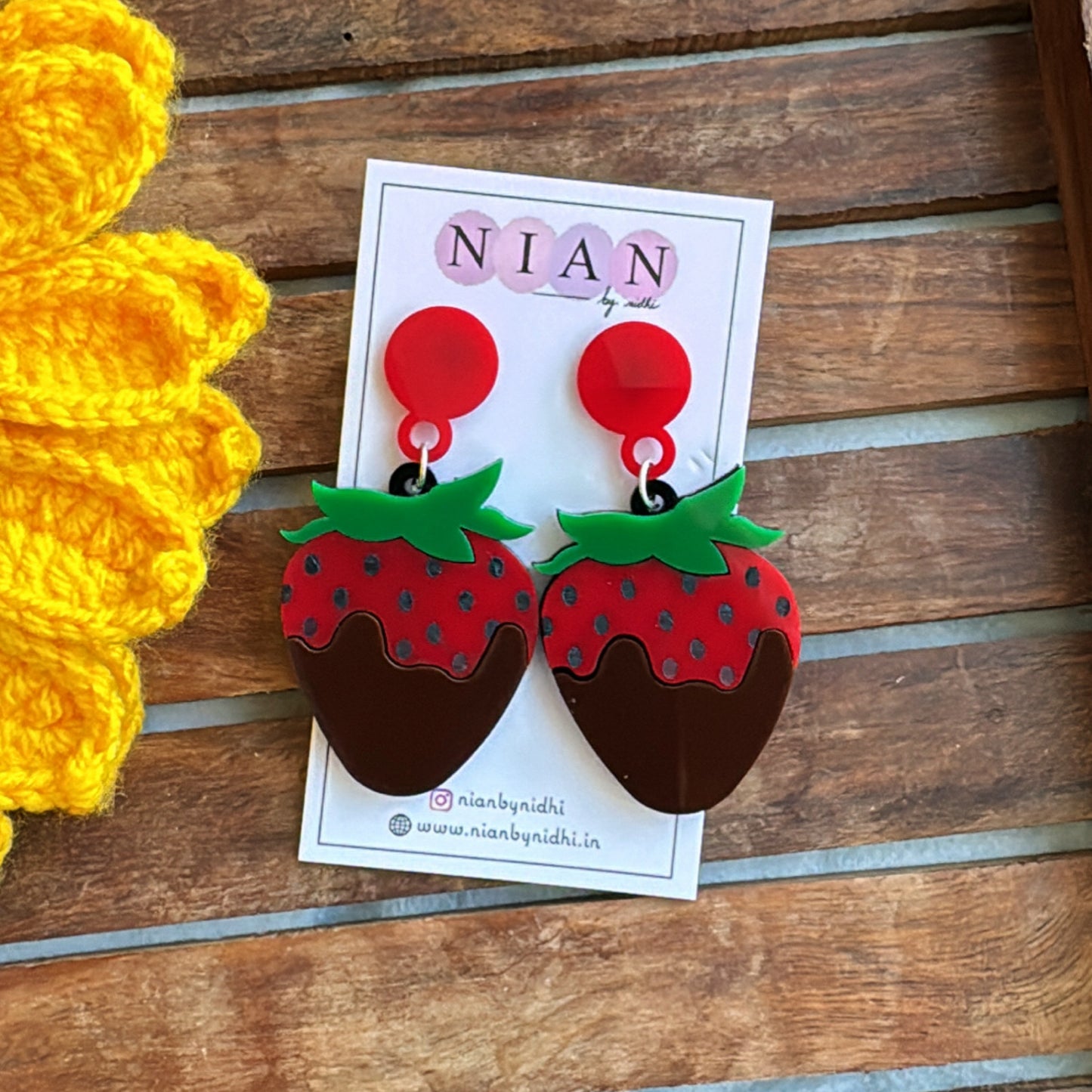 Strawberry Crush Earrings