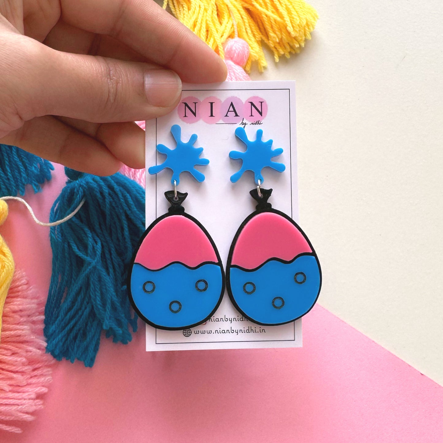 Holi ke Gubbare Earrings