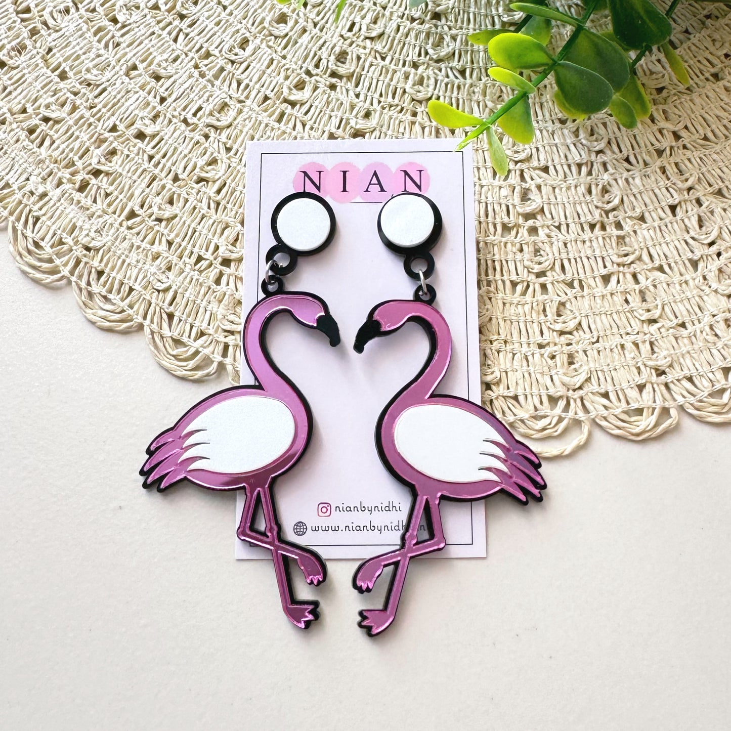 Flamingo Flair Earrings