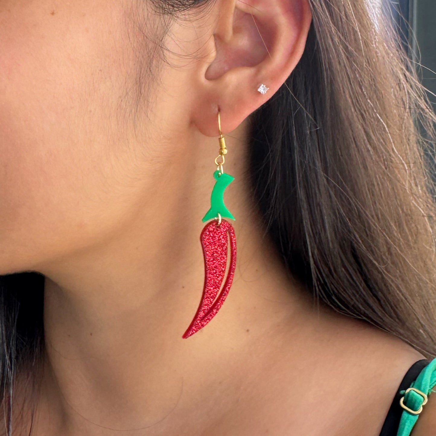 Red Chilli Danglers