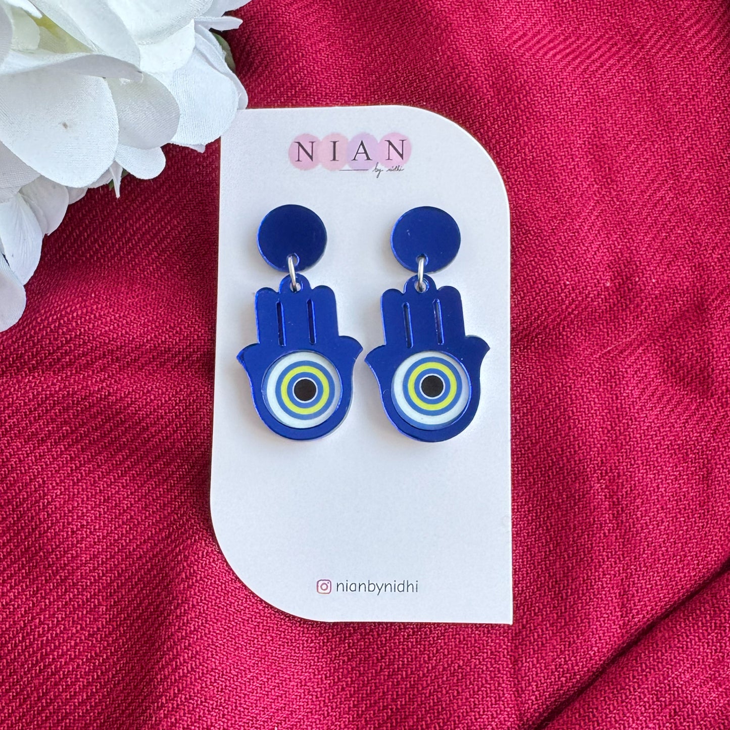 Hamsa Earrings