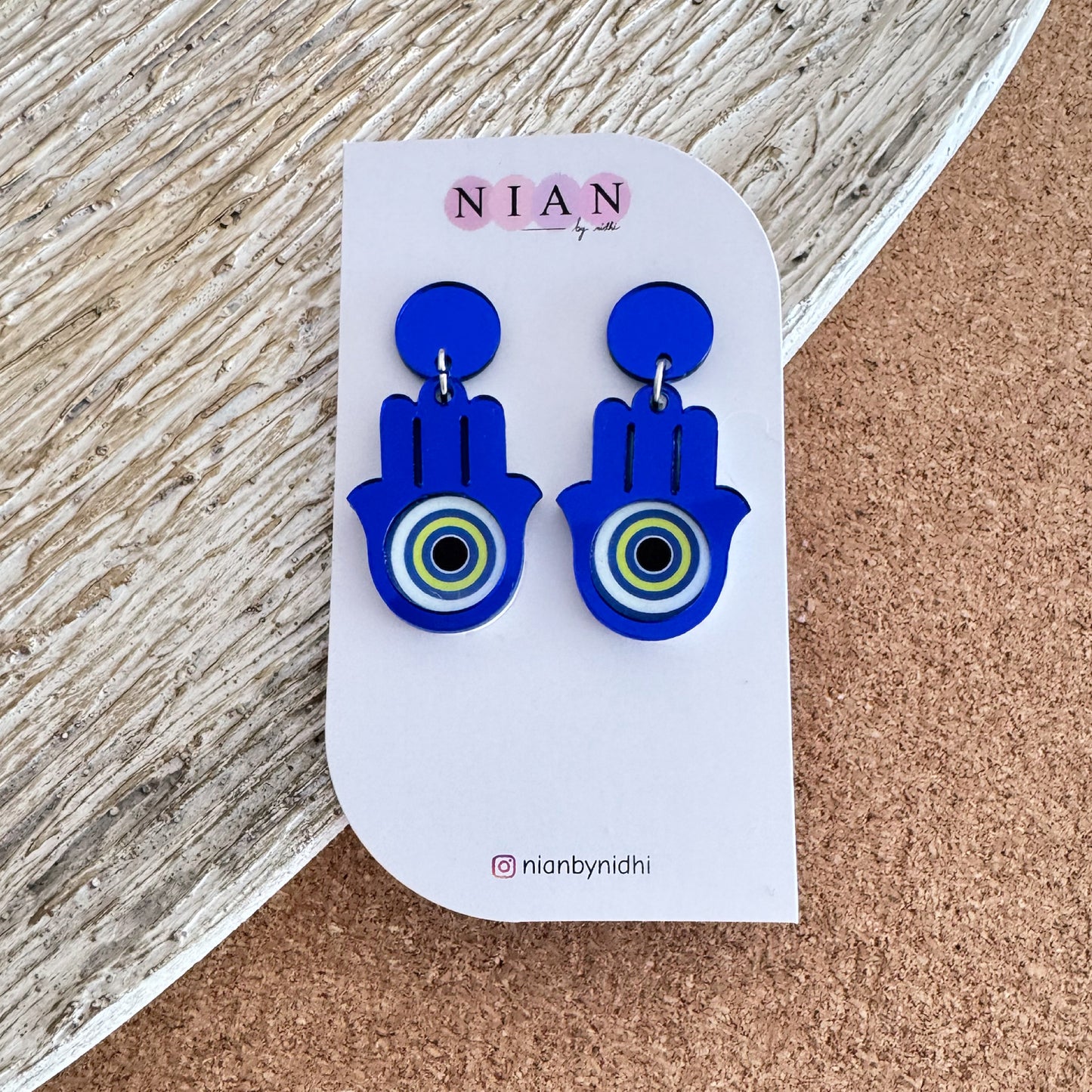 Hamsa Earrings