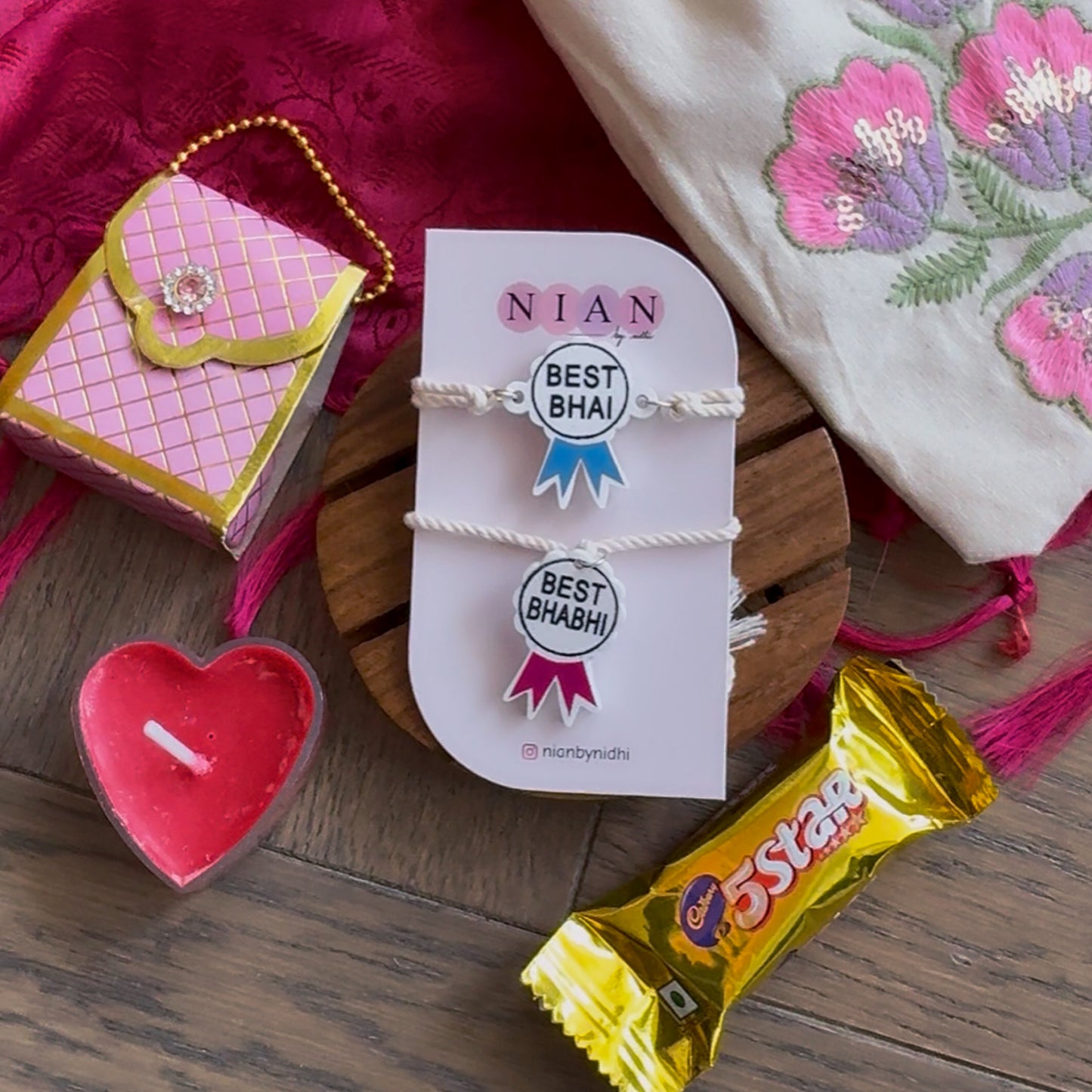 Best Bhai Bhabhi Mini Rakhi Hamper