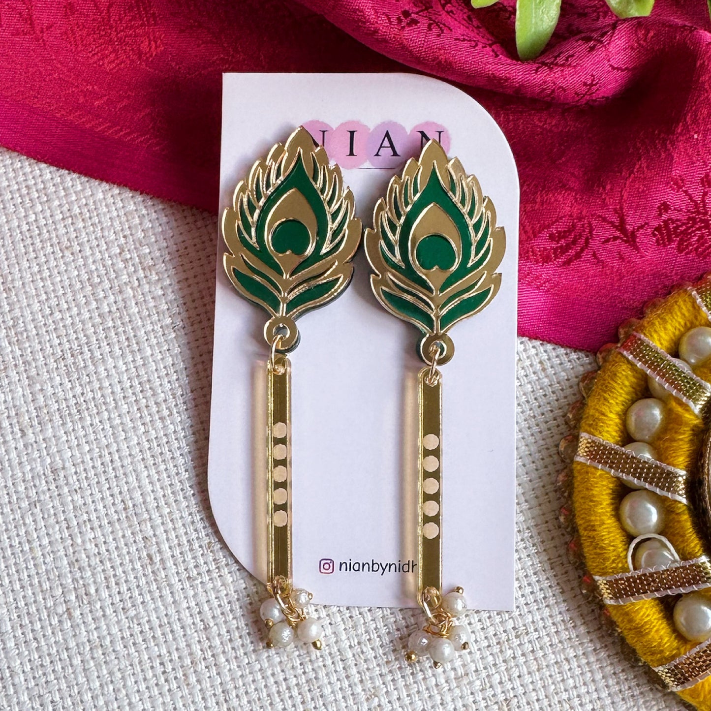 Murli Morpankh Earrings