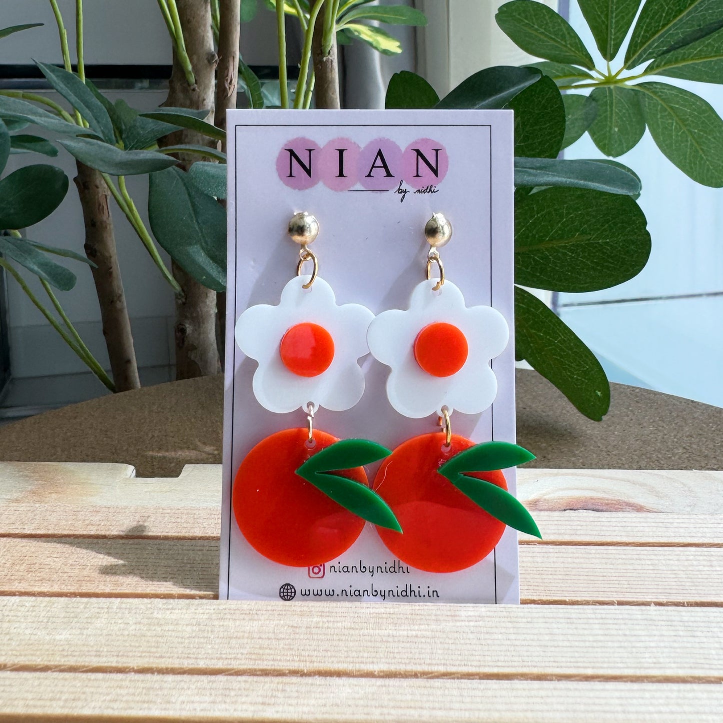 Orange Blossom Earrings