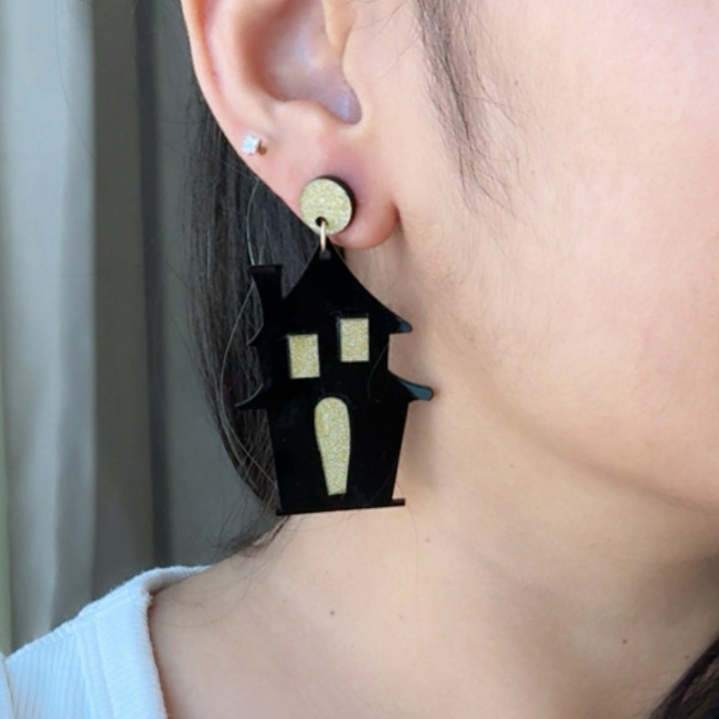 Haunted House Earrings