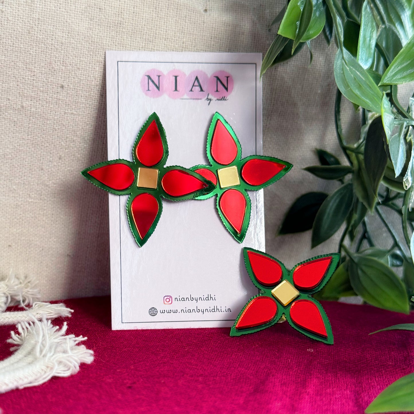 Rangoli Combo (Earrings+Ring)