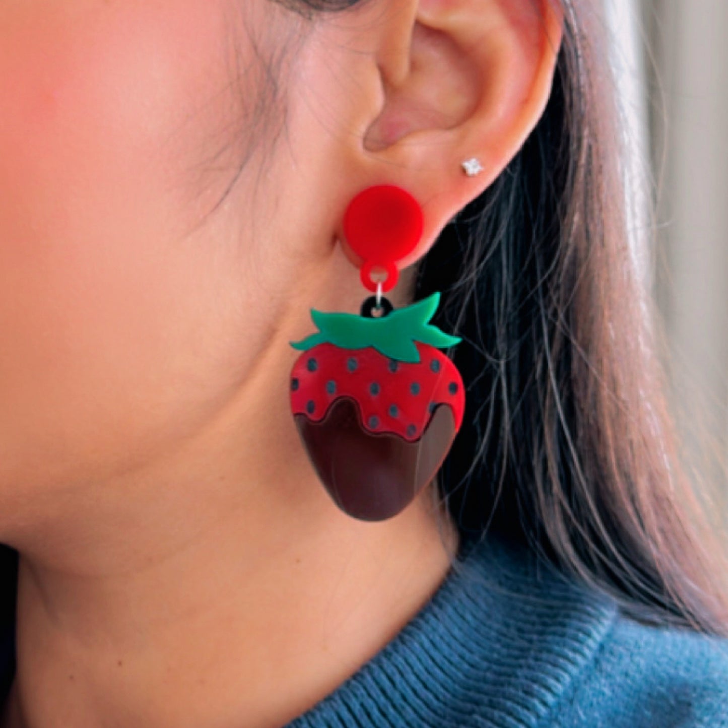 Strawberry Crush Earrings