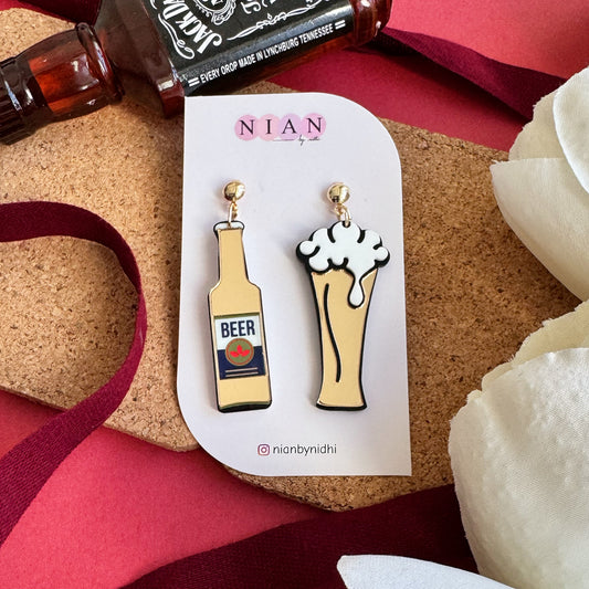 Beer Booze Earrings