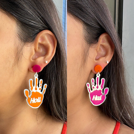 Holi Hands Earrings