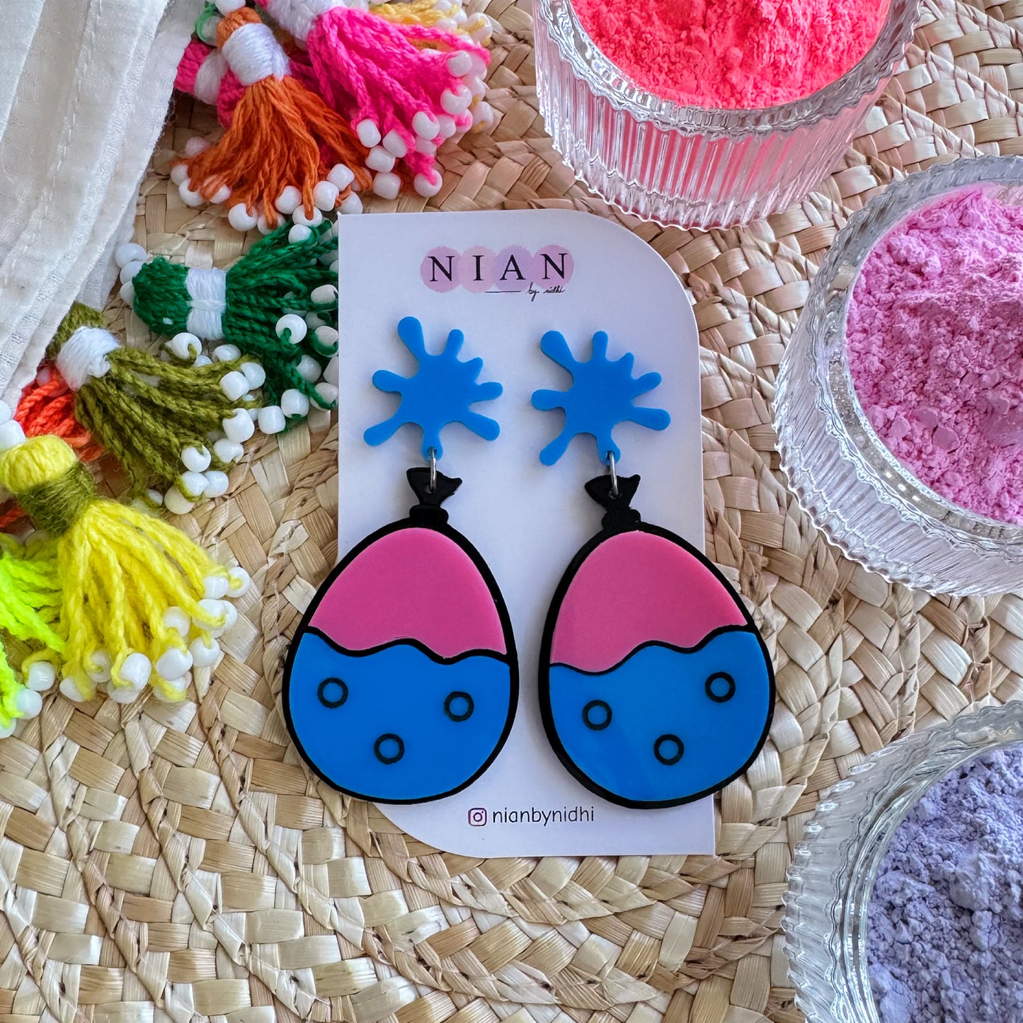 Holi ke Gubbare Earrings
