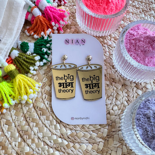 Holi Bhang Earrings