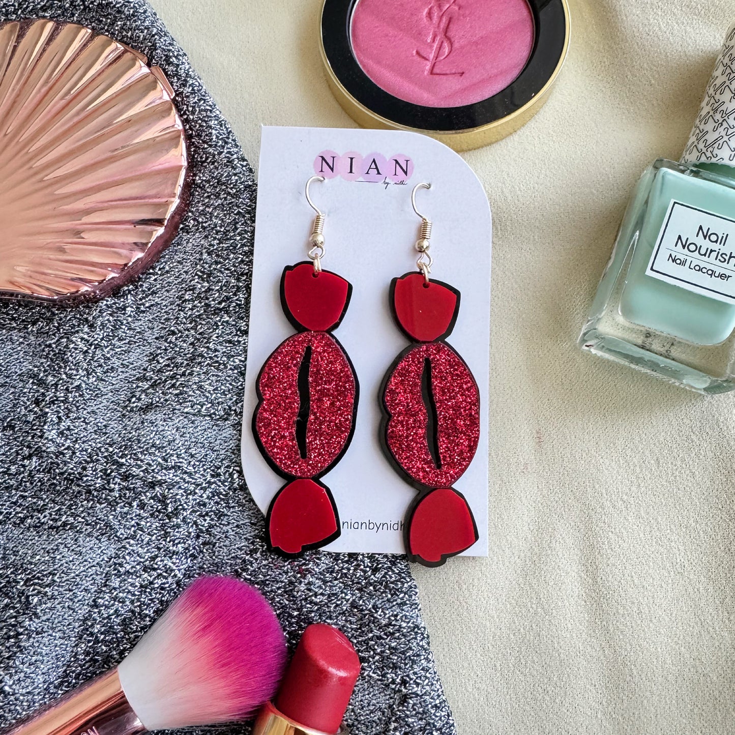 Sugar Lips Earrings