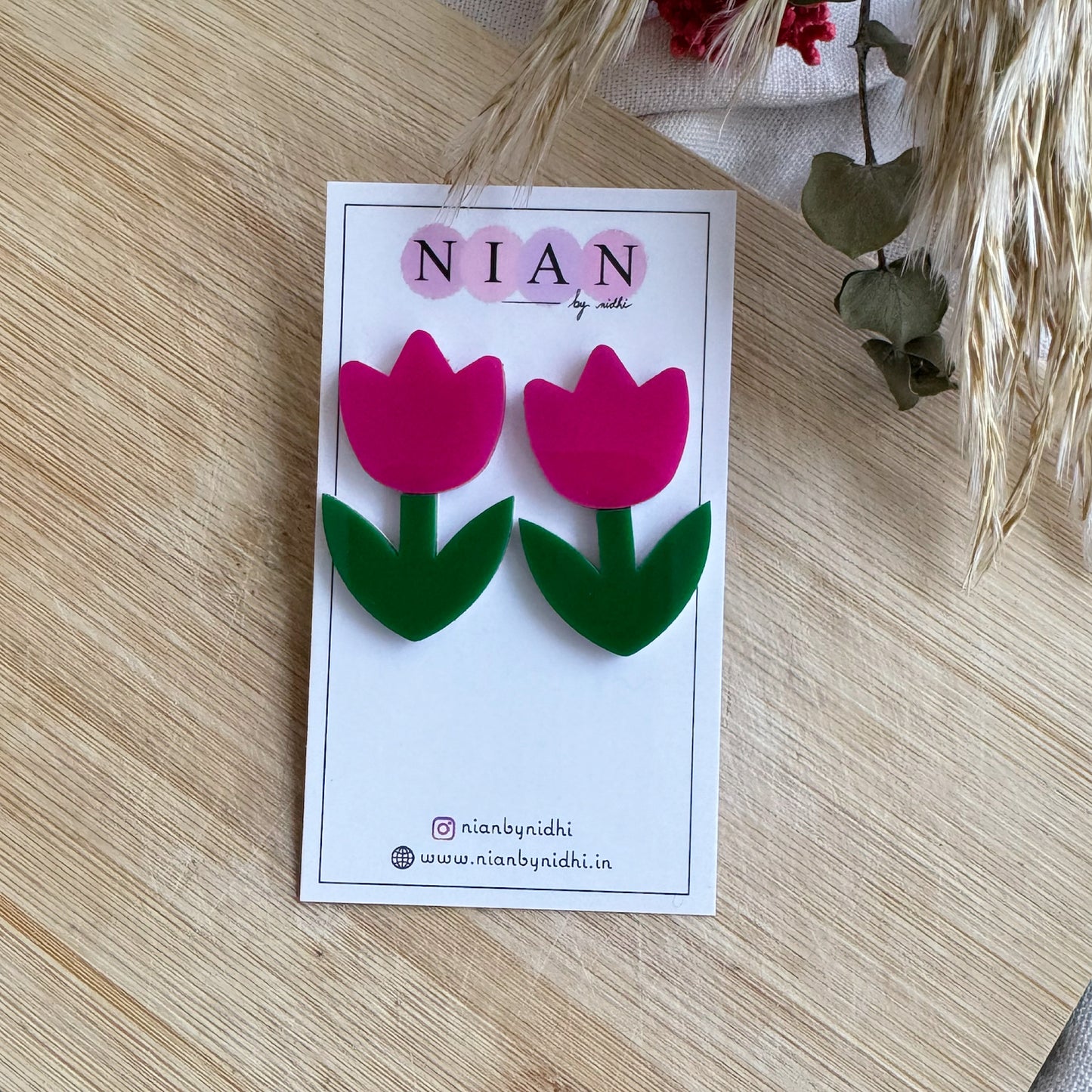 Tulip Twirl Studs