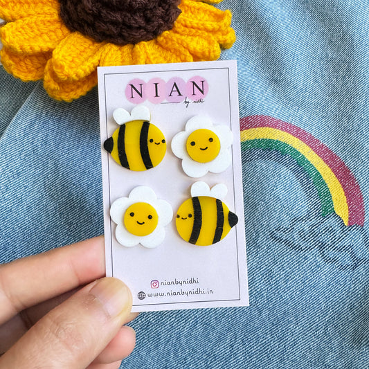 BEE Happy Studs (Set of 2)