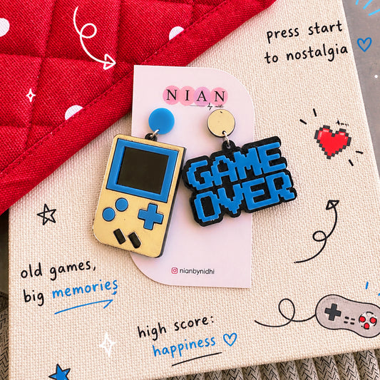 Retro Game Earrings