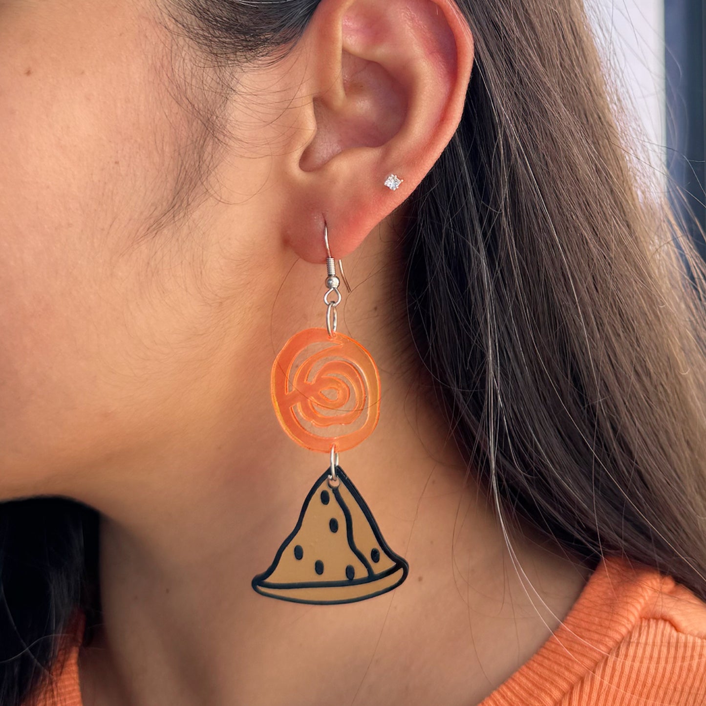 Samosa Jalebi Earrings