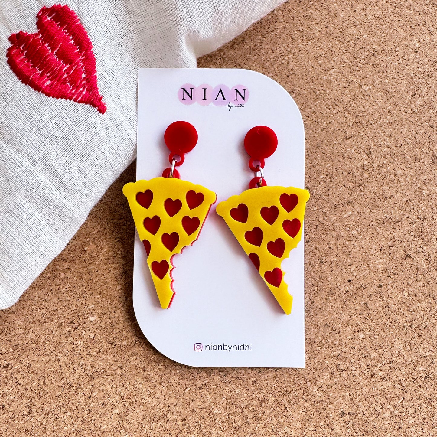 Pizza Love Earrings