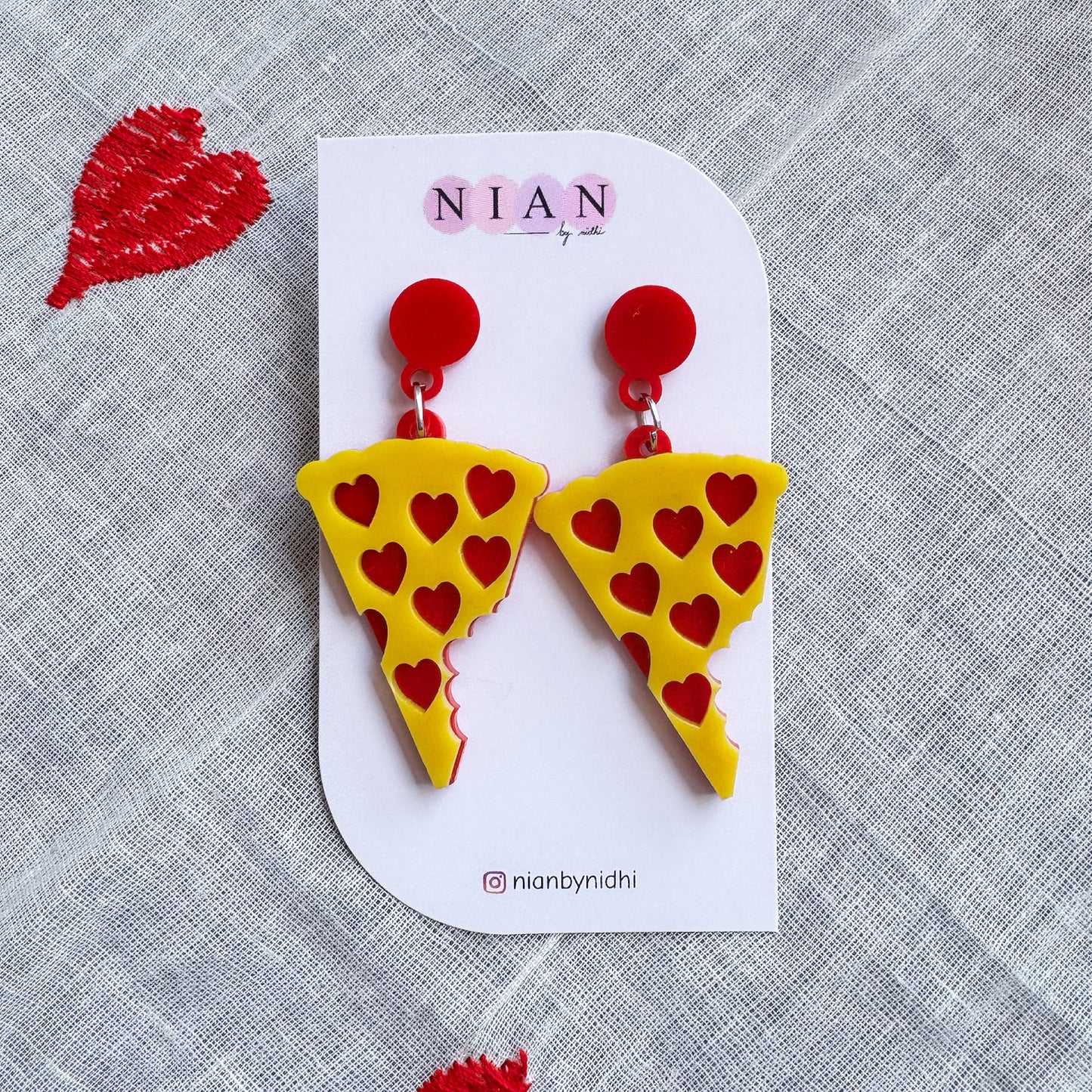 Pizza Love Earrings