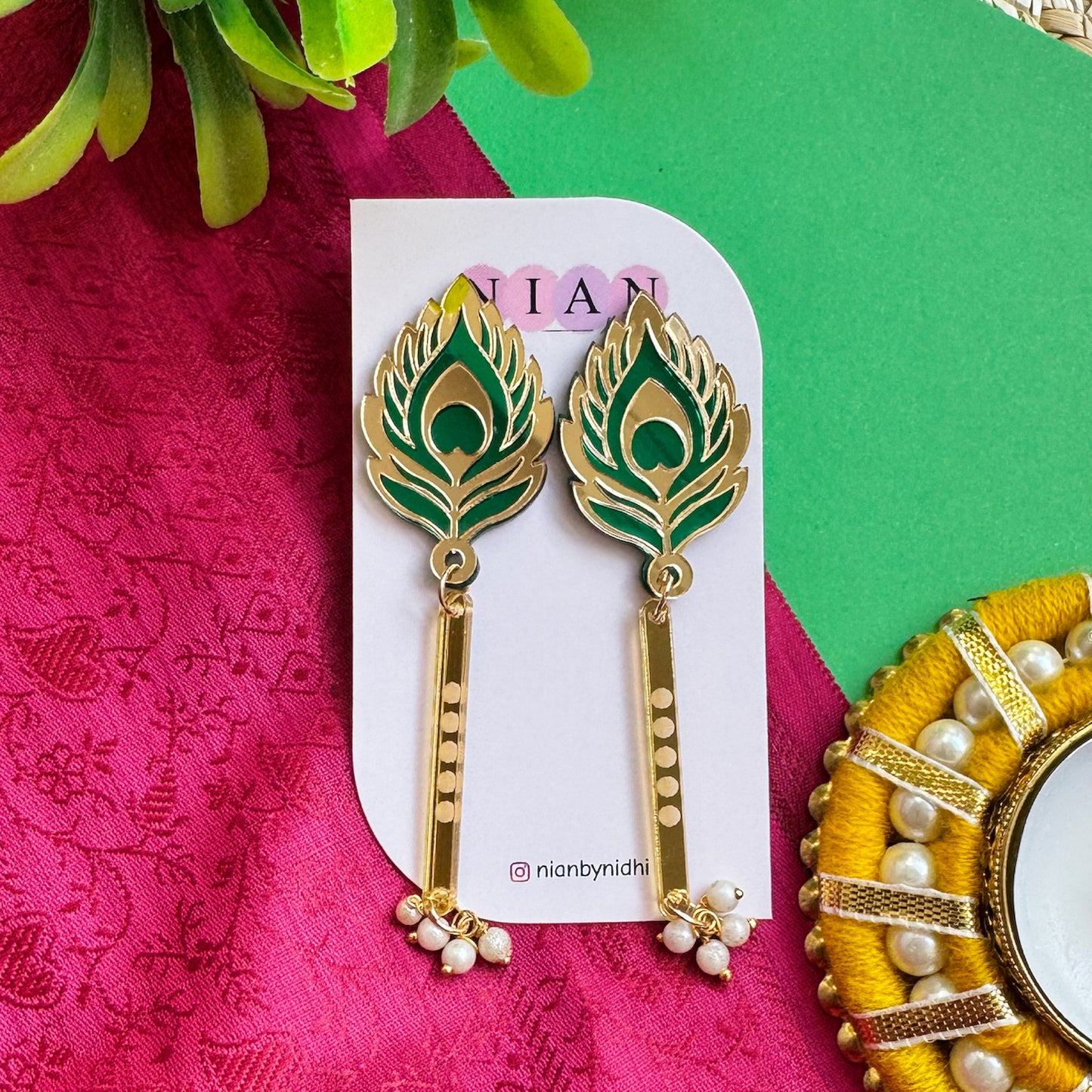 Murli Morpankh Earrings