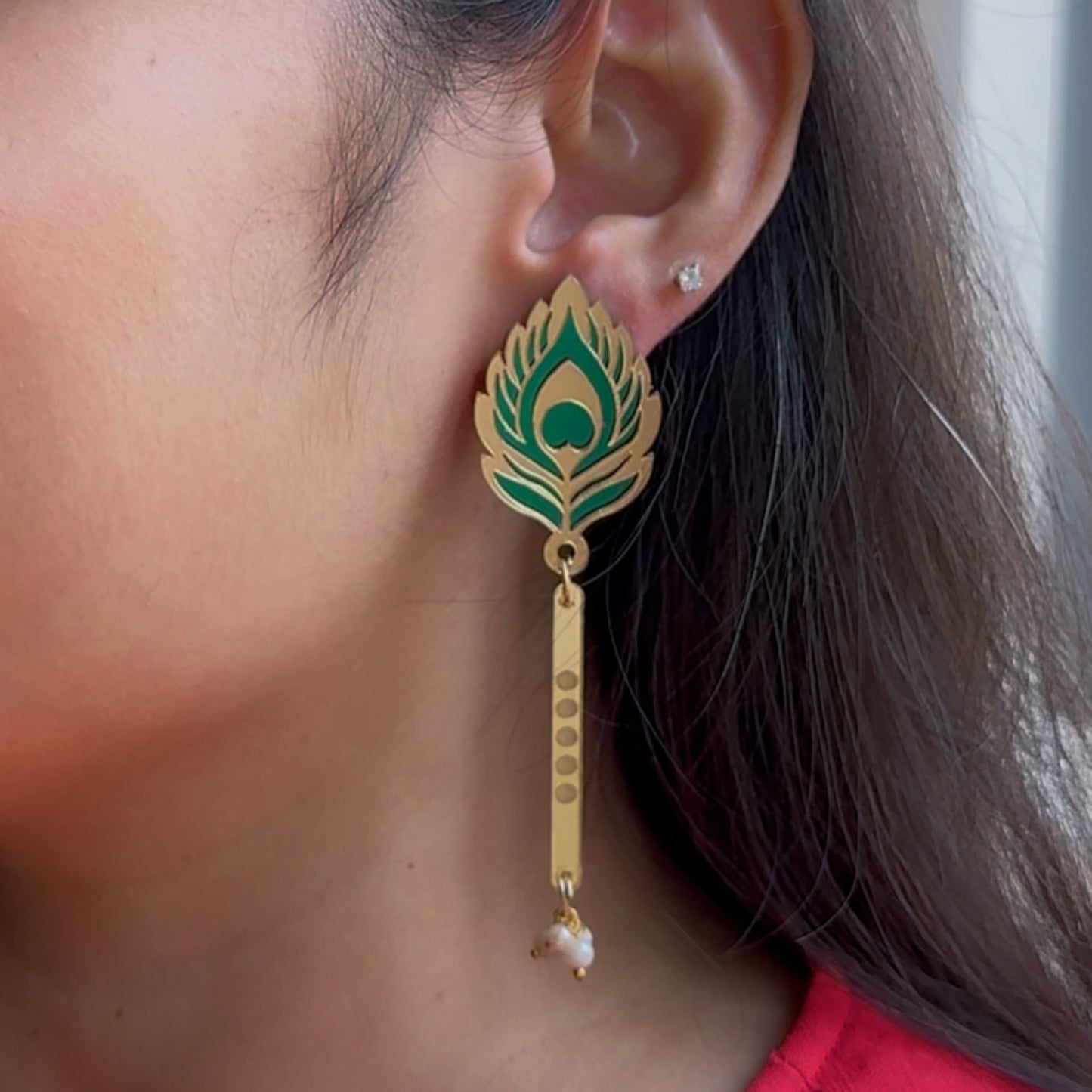Murli Morpankh Earrings