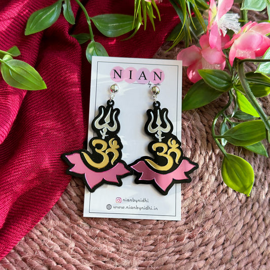 Om Earrings