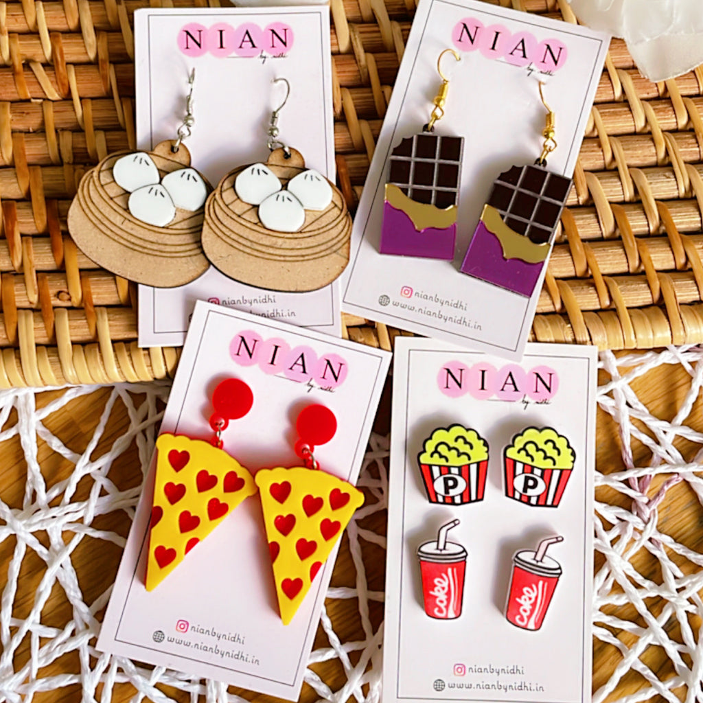 Food Lover Combo (Set of 4) - Nian by Nidhi - placed on a bamboo brown background