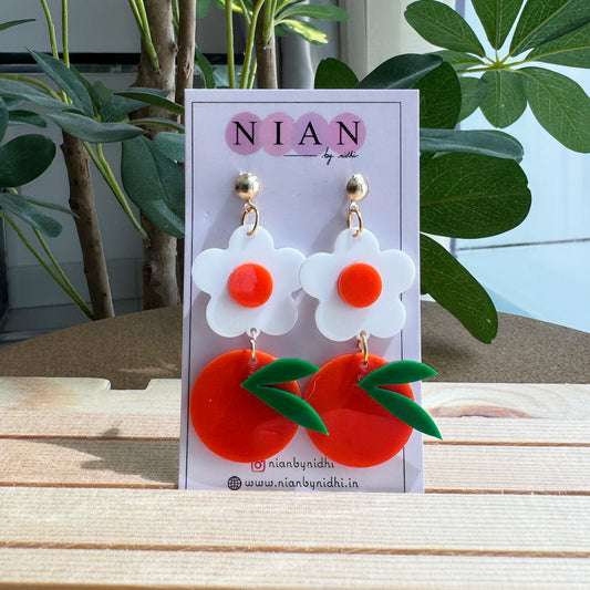 Orange Blossom Earrings