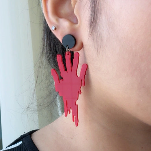 Bloody Hands Earrings