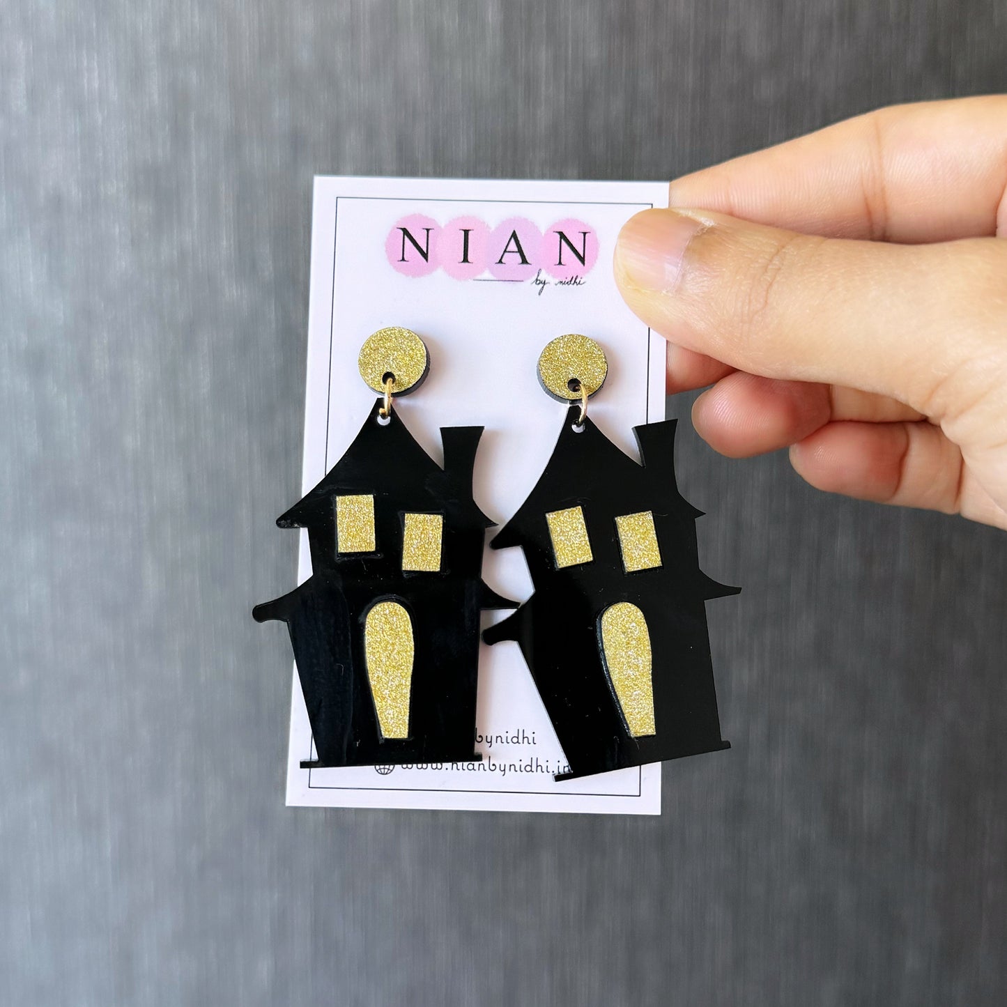 Haunted House Earrings