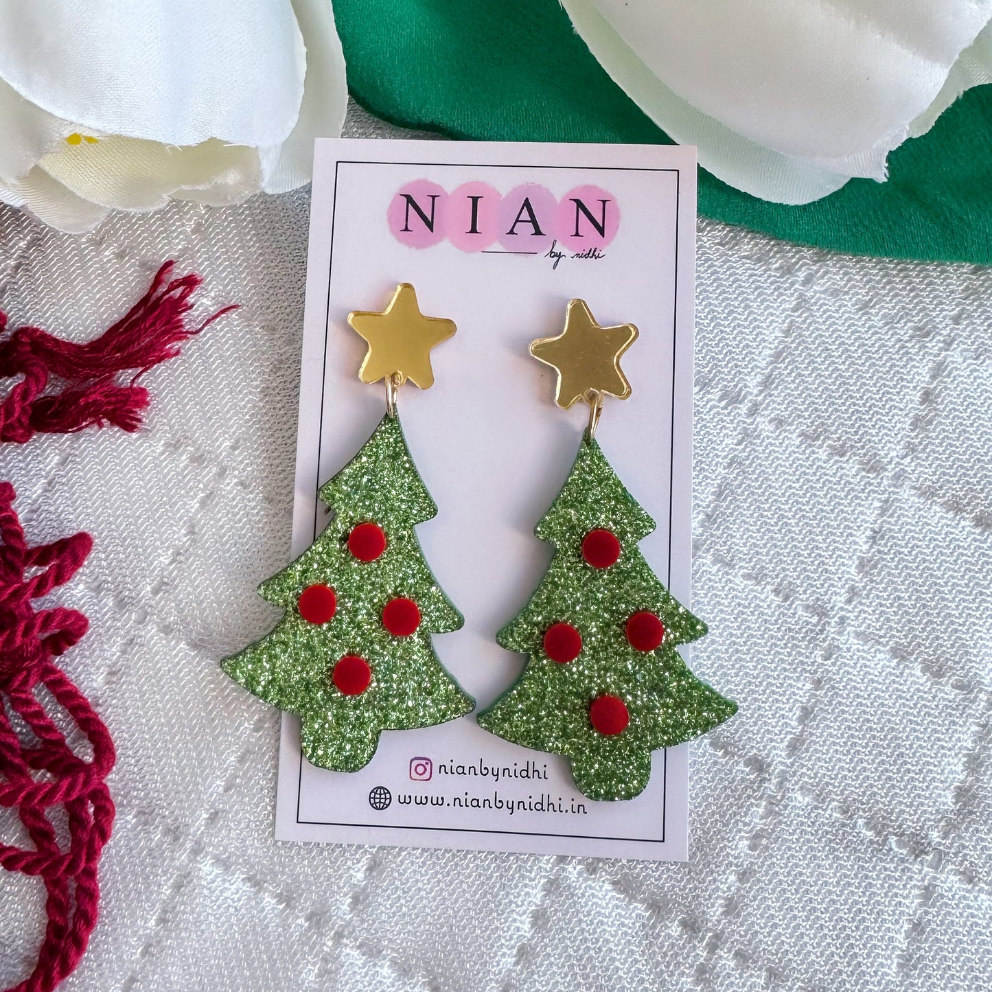 Xmas Tree Earrings