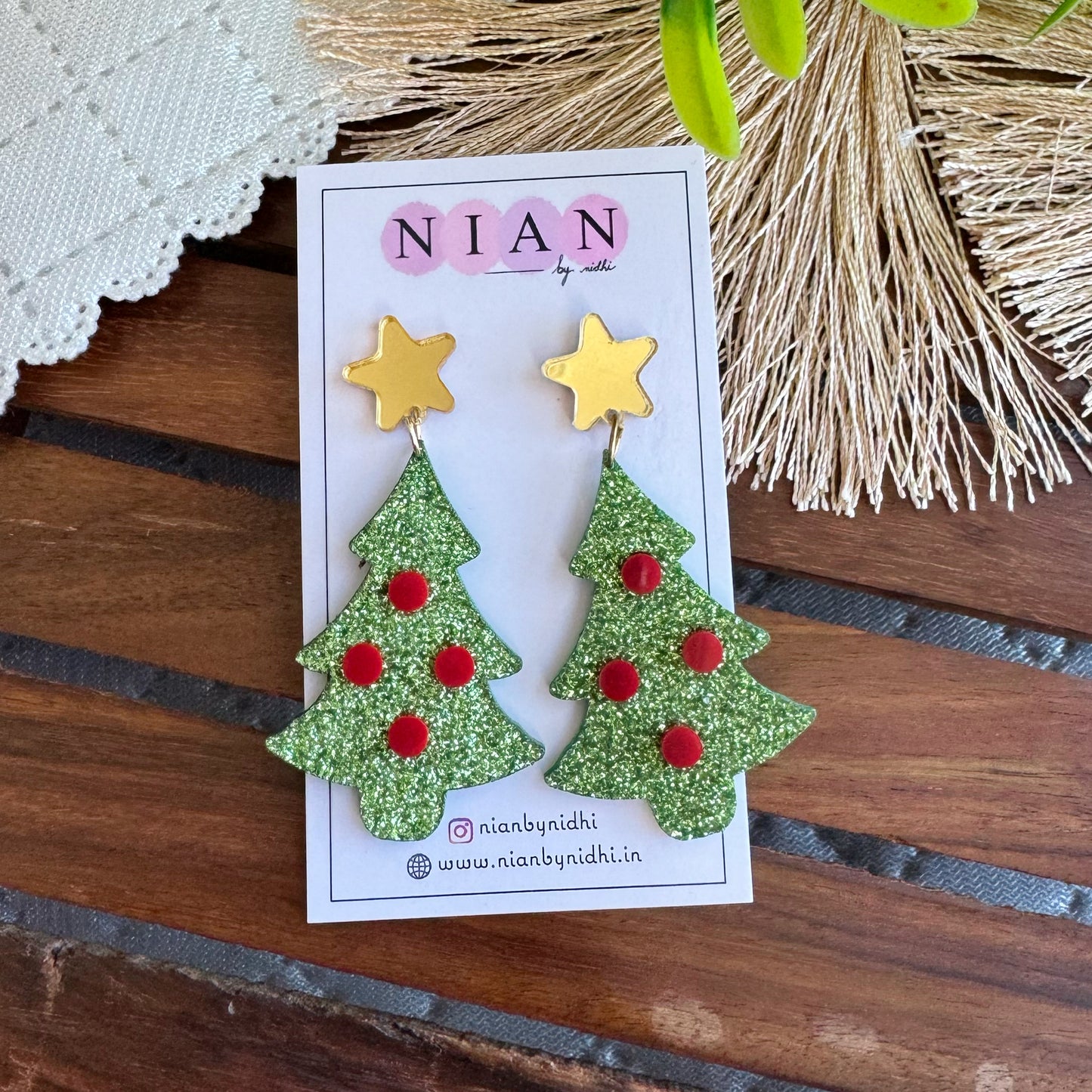 Xmas Tree Earrings