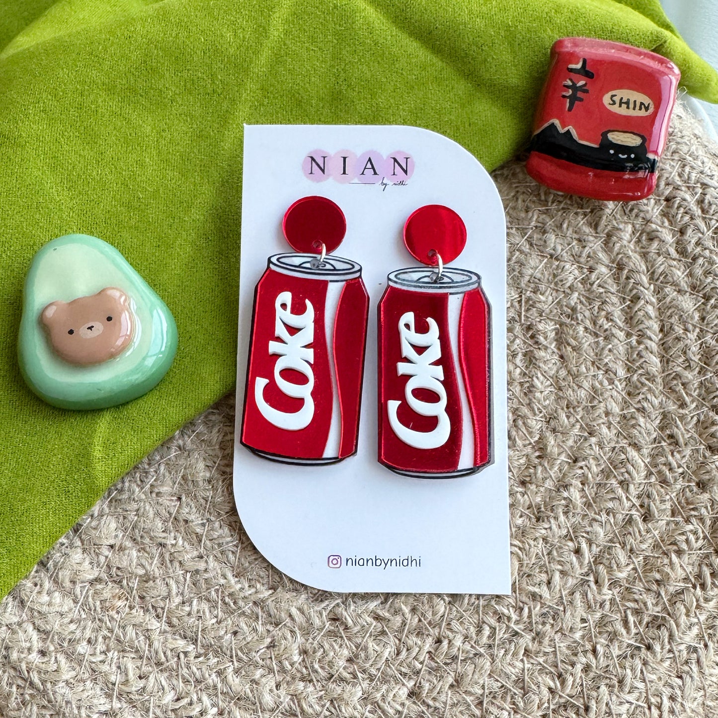 Coke Earrings