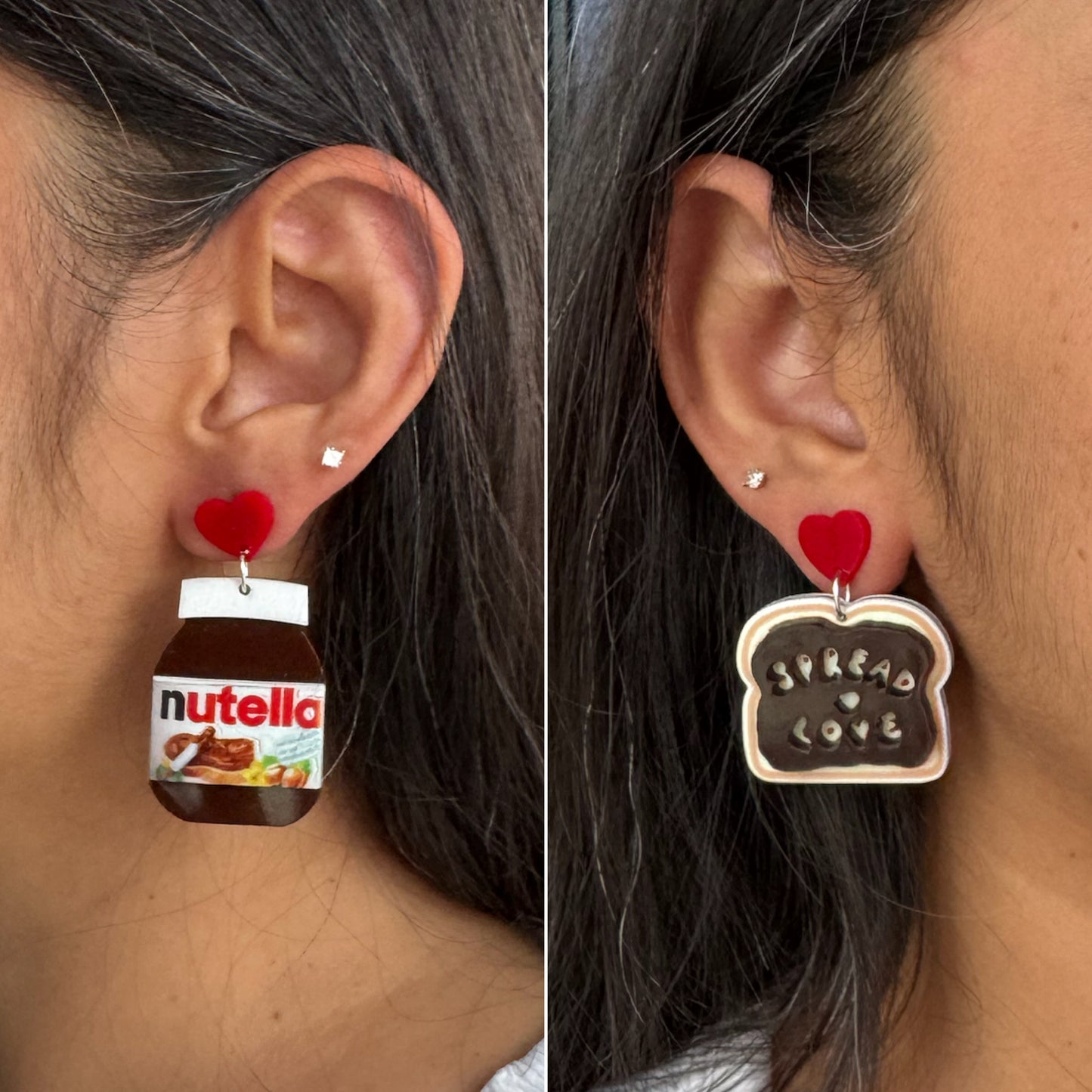 Spread Love Nutella Earrings