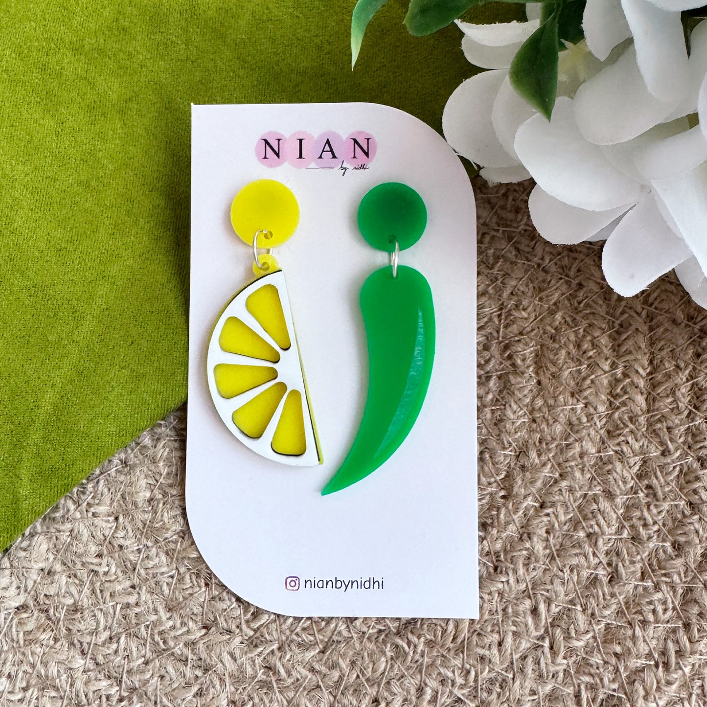 Nimbu Mirchi Earrings