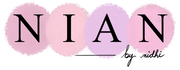 Nian by Nidhi - Logo - pink and peach colors