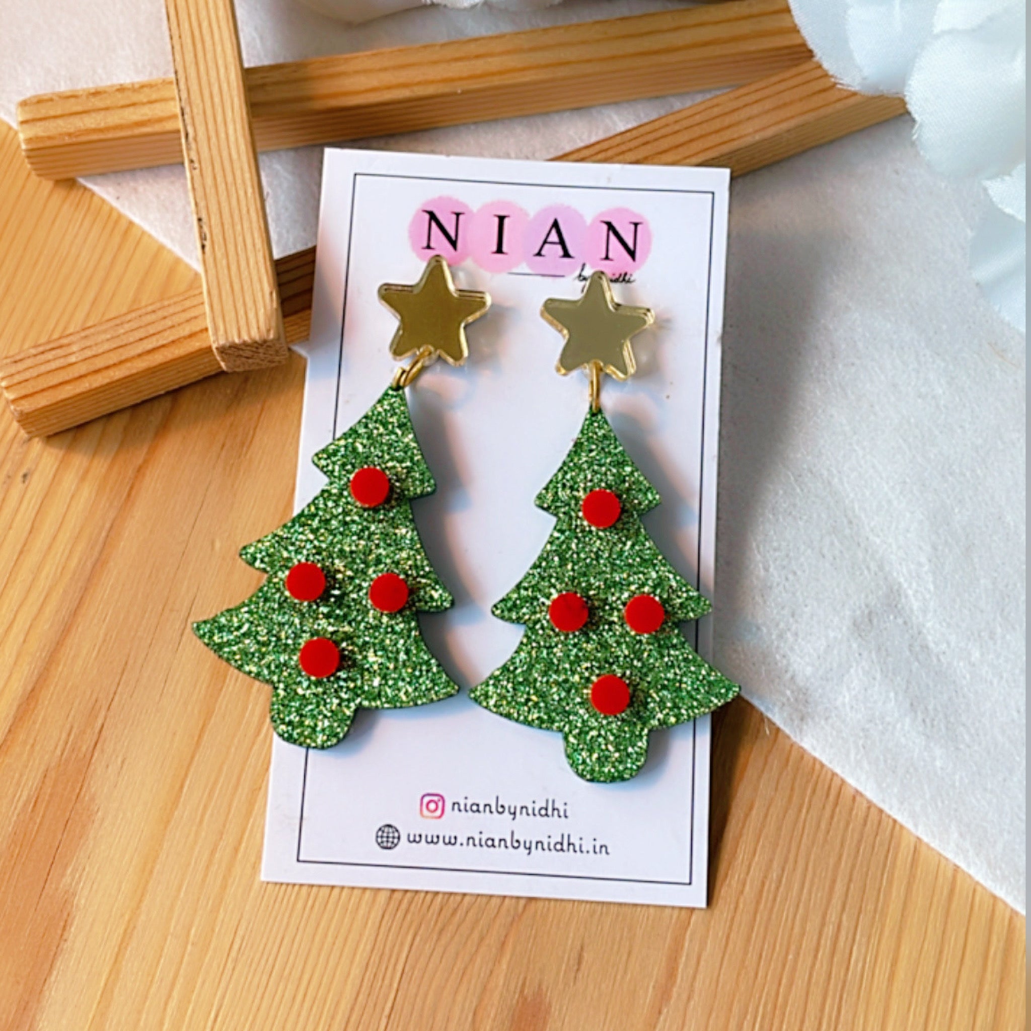 Xmas Tree Earrings