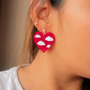 Hearty Cloud Earrings