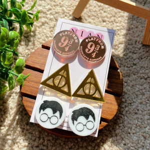 Harry Potter Studs (Set of 3)
