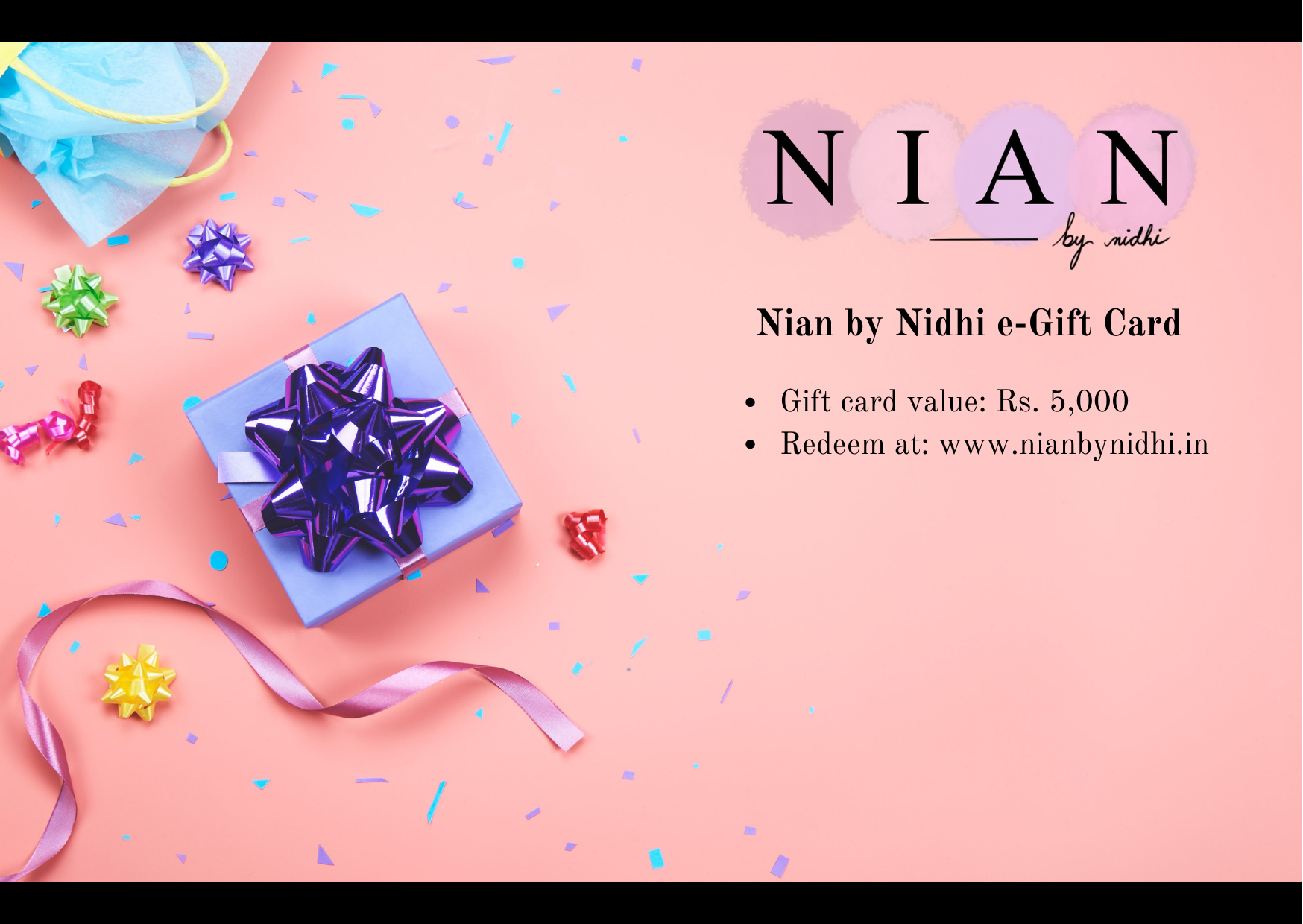 Nian by Nidhi e-Gift Card