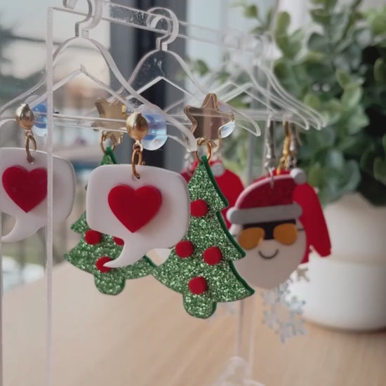 The Hanging Jewellery Organiser - Nian by Nidhi - placed with its 6 hangers and earrings